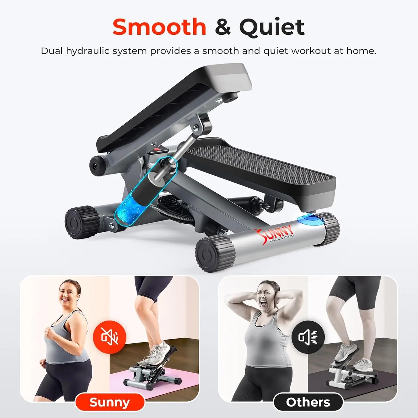 Stair Step Workout Machine & Resistance Bands