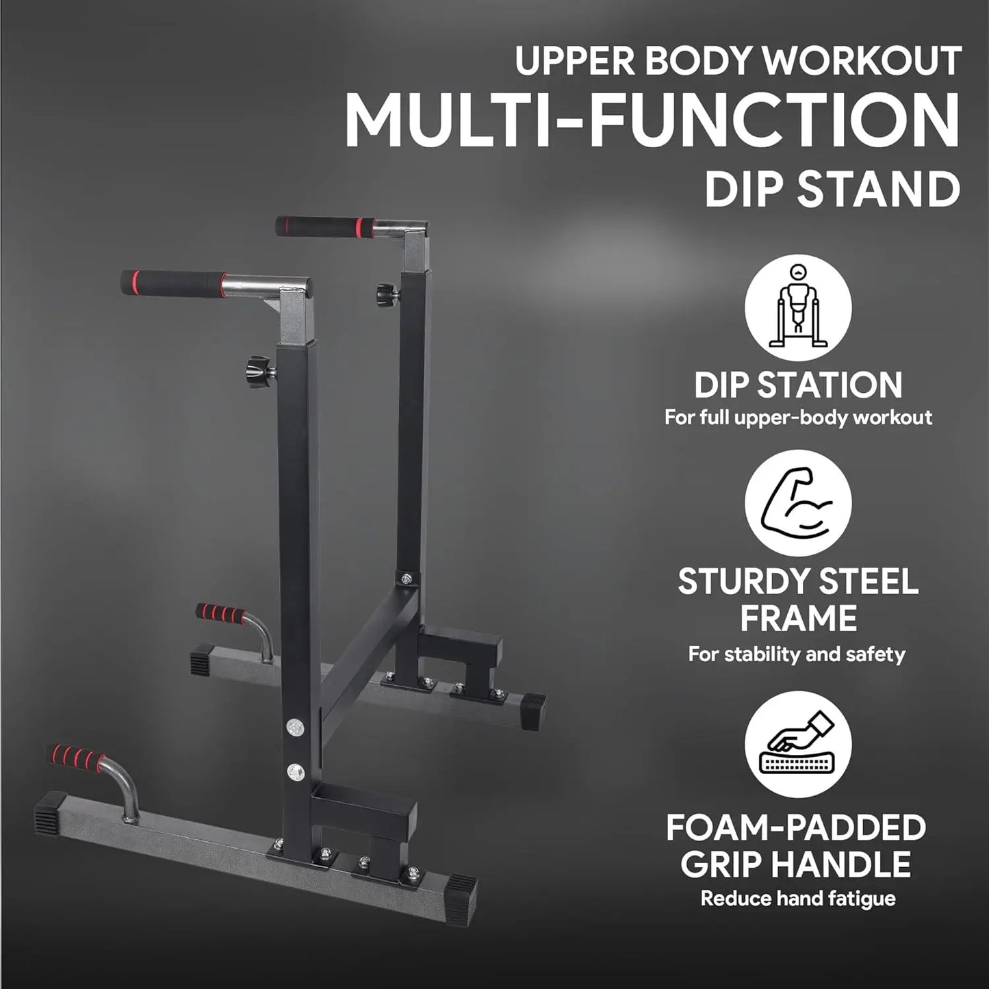 Multi-Functional Dip Stand; Adjustable Height, 500 lbs. capacity