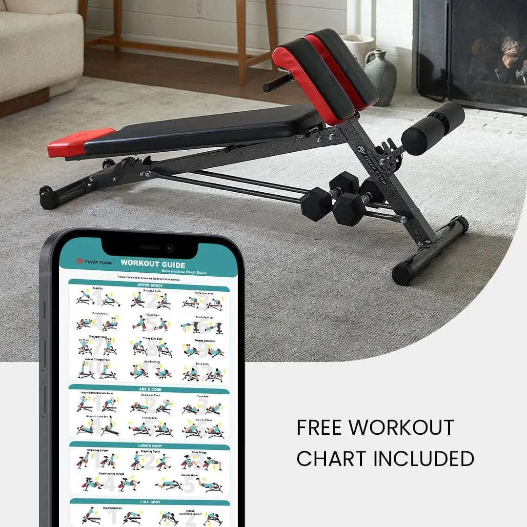 Multi-Functional Gym Bench: Full Body Workout