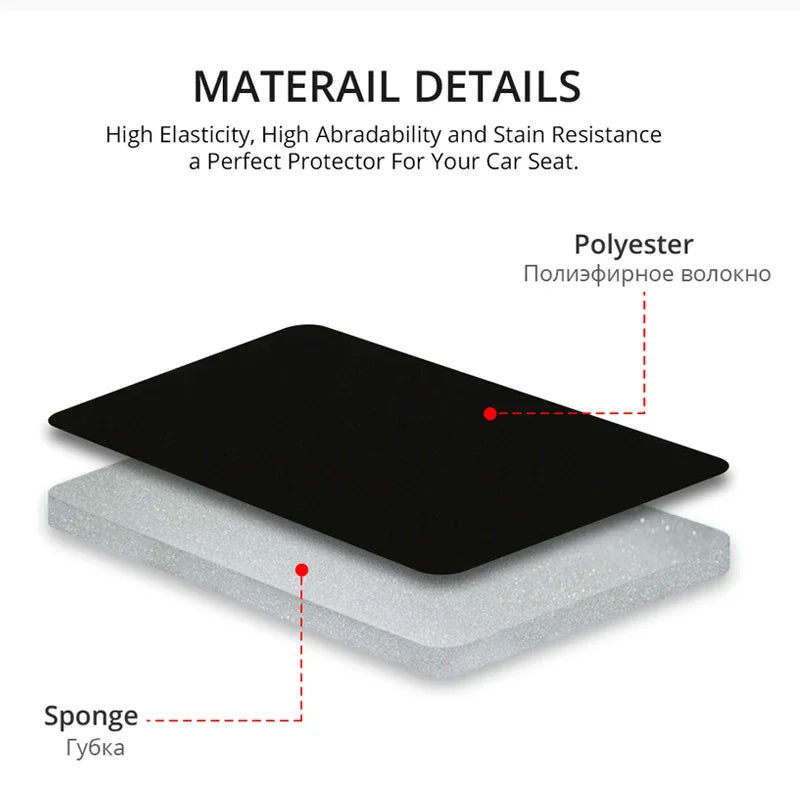 Car Seat Covers Full Set Automobile Seat Protection Cover Vehicle Seat Covers Universal Car Accessories Multiple Colors