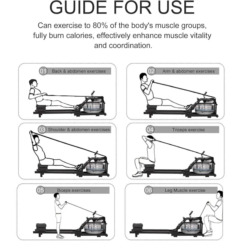 Fitness Exercise Rowing Machine: Air Rower