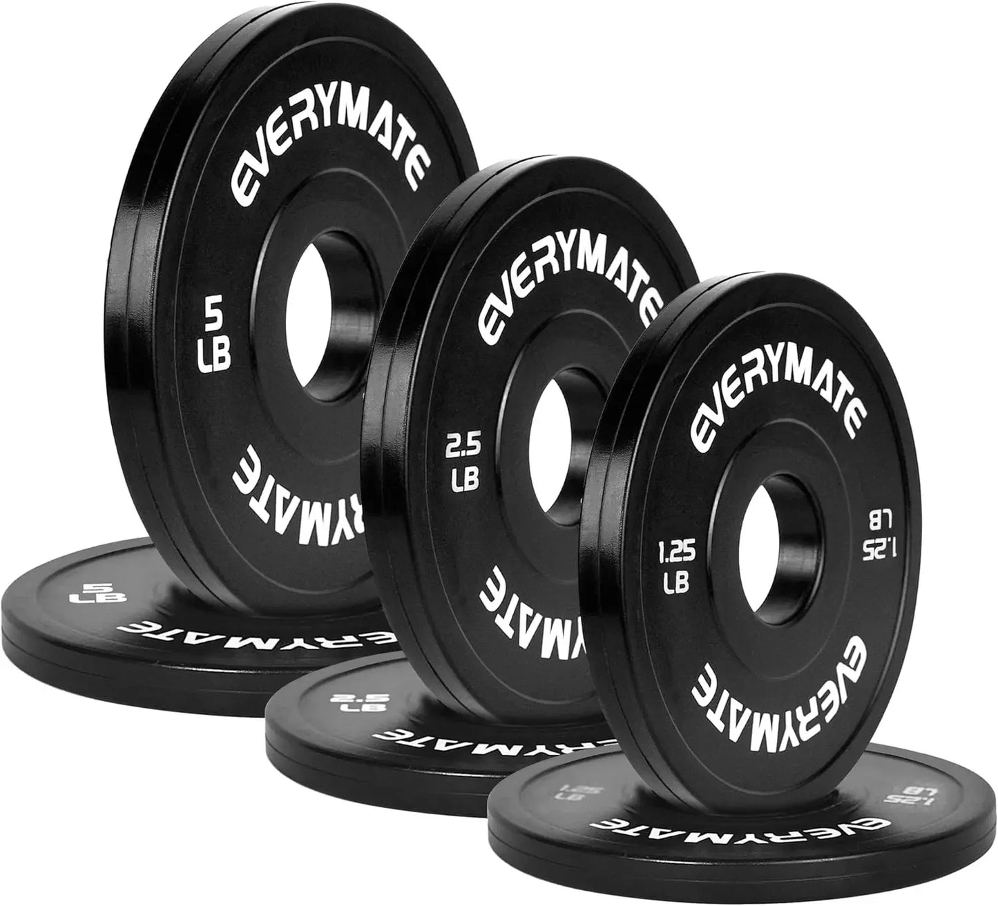 Black Change Weight Plates 1.25LB 2.5LB 5LB Set:
