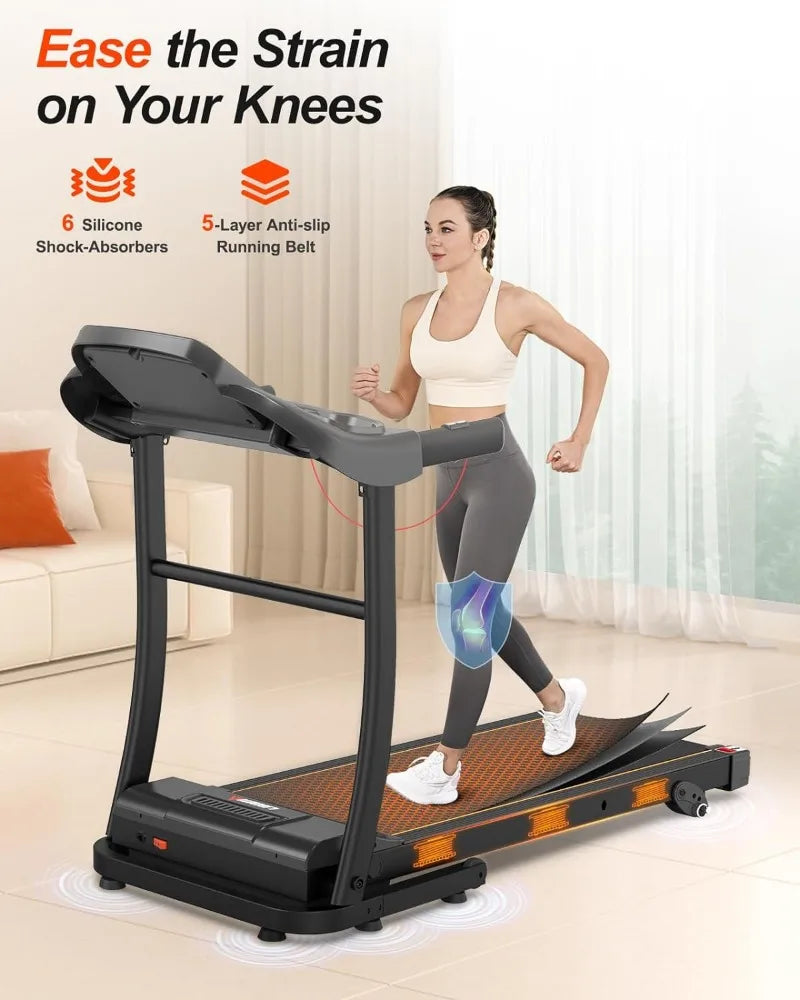 3.0HP Portable Treadmill with incline; easy Assembly