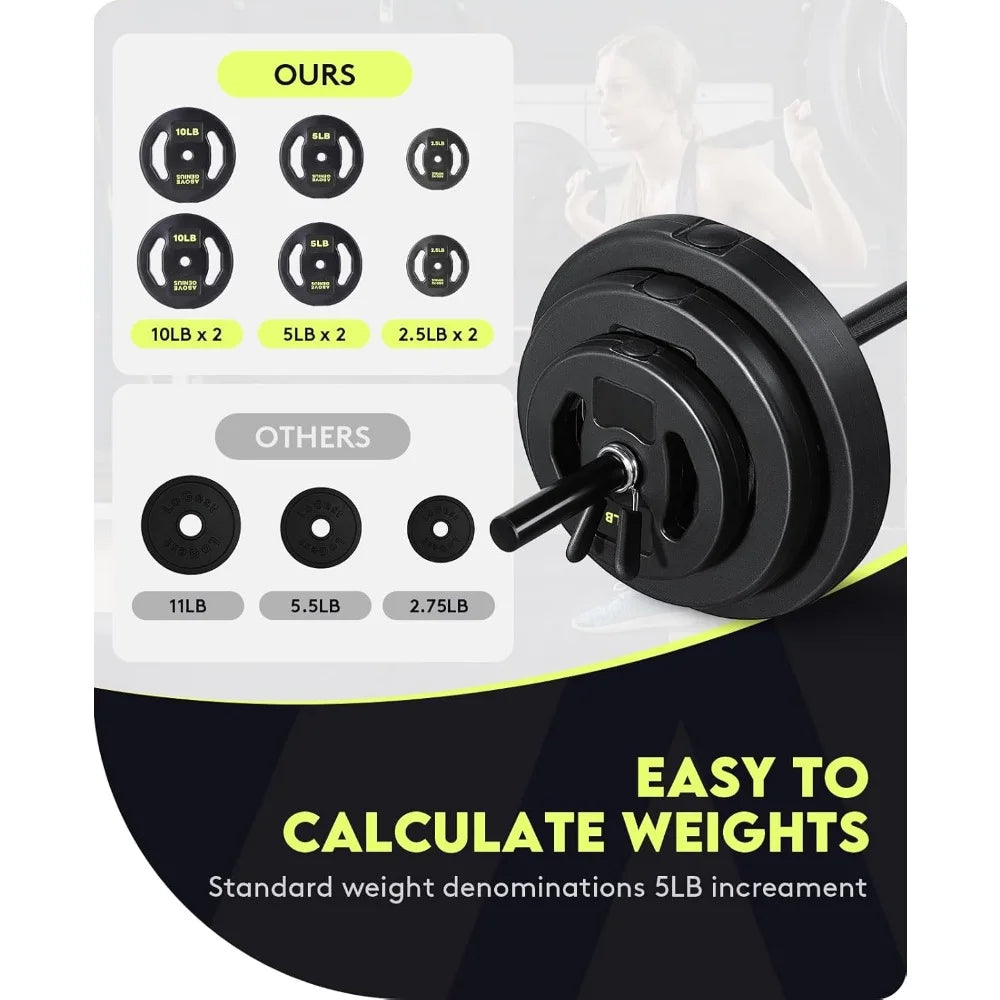 Barbell Weight 45 Lbs. Adjustable Free Weights