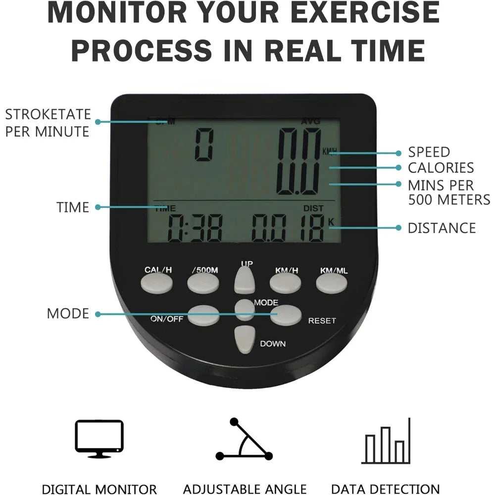 Fitness Exercise Rowing Machine: Air Rower
