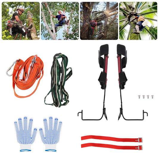 Double Teeth Tree Climbing Spike  set