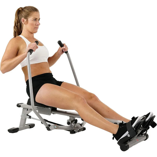 Compact Full Motion Rowing Machine: Full body