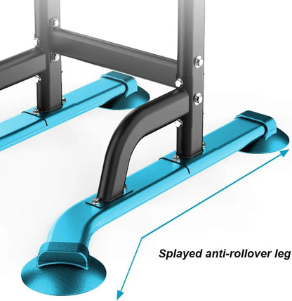 Power Tower Dip Station: Pull Up Bar