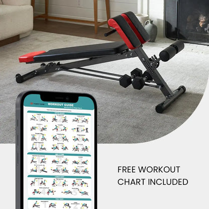 Multi-Functional Gym Bench: Full Body Workout