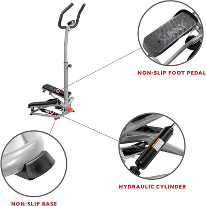 Fitness Twist Stair Stepper Machine with Handlebar