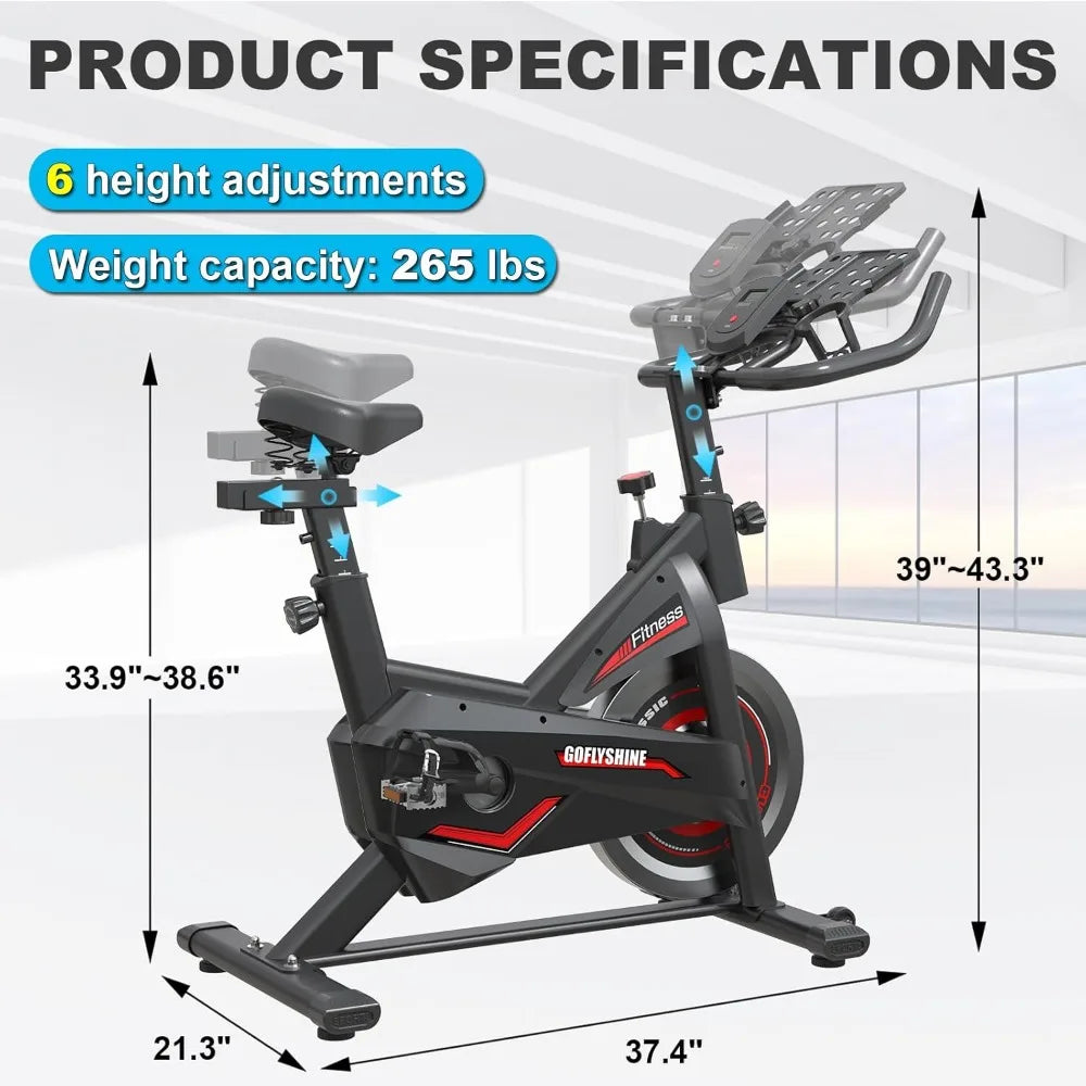 Stationary Bike; padded seat