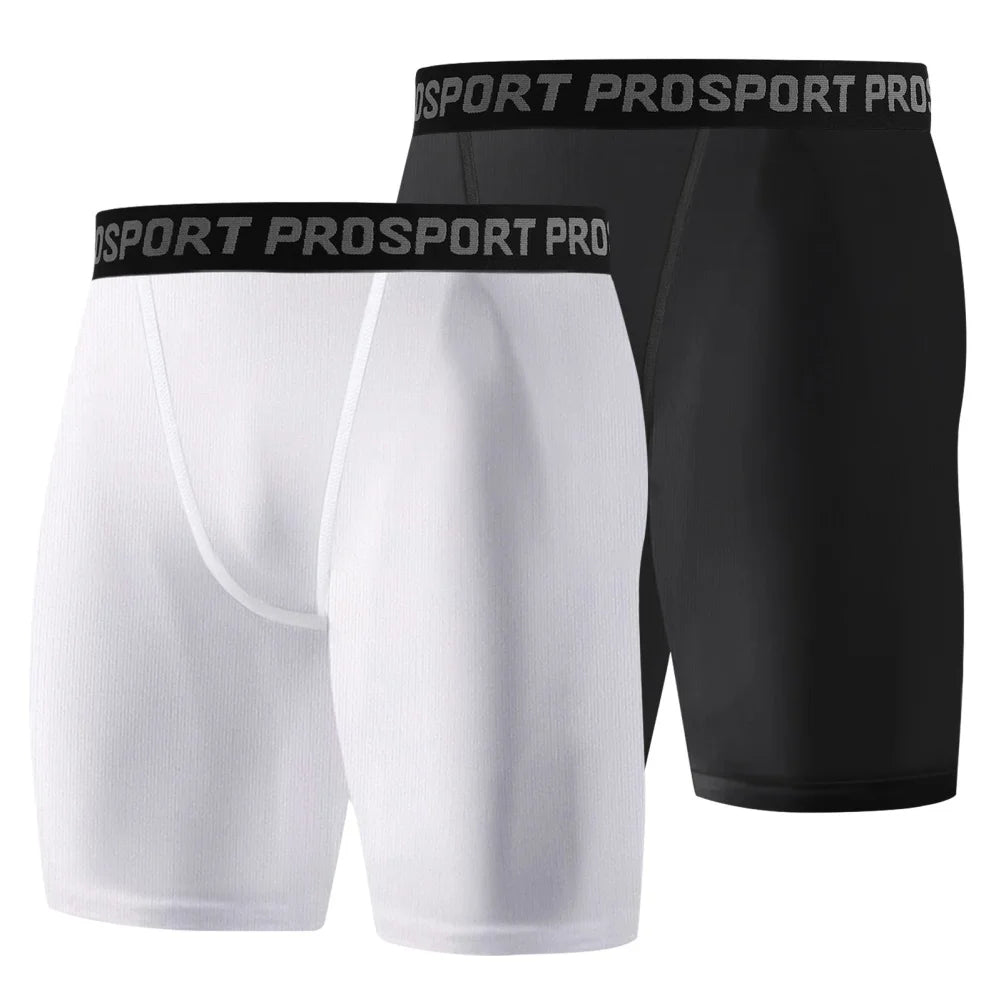 Men Compression Shorts Summer Sportswear Training Tights Gym Fitness Leggings Short Pants Sport Bottoms Basketball Shorts Men