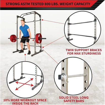 Squat  Cage| Optional LAT Pulldown, Leg Attachment