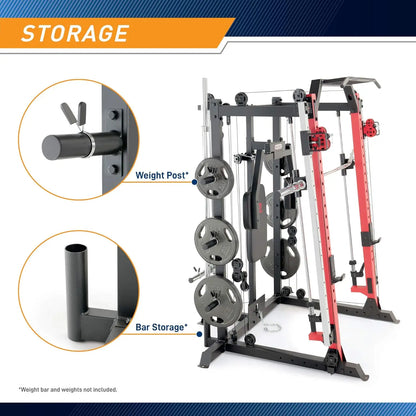 Smith Machine Cage System Multifunction Rack