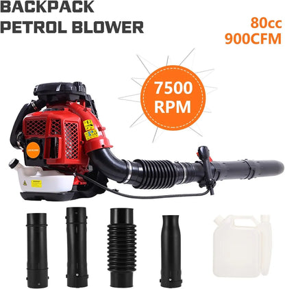 Backpack Leaf Blower Gas Powered  Engine 900 CFM 2.3L