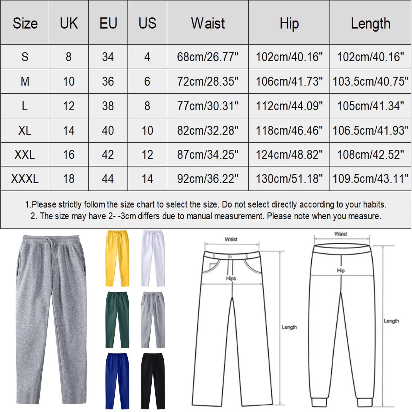 Women’s Trouser Fleece Cotton Lined Sweatpants