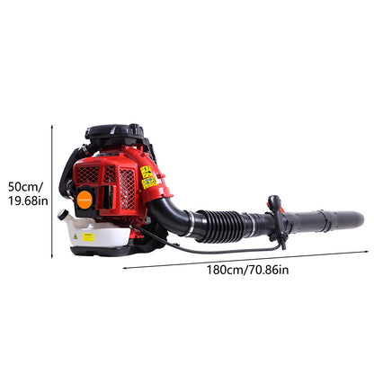 2-Stroke Engine 900CFM Air Volume 2.3L Tank Leaf Blower 80CC