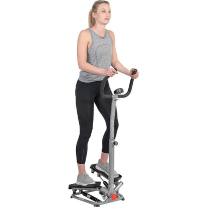Fitness Twist Stair Stepper Machine with Handlebar