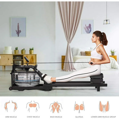 Fitness  Exercise Rowing Machine: Air Rower