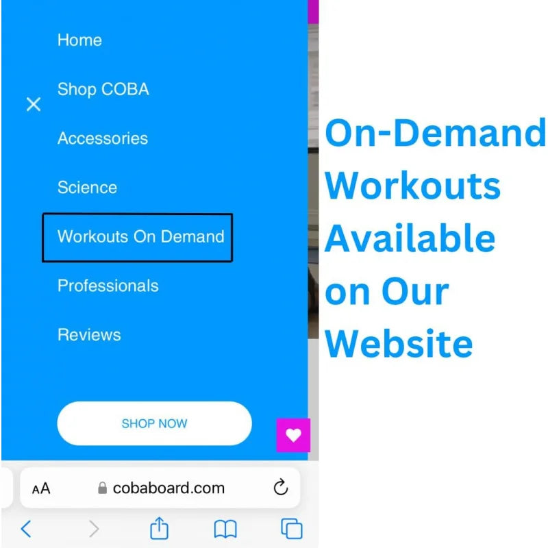 CCOBA Board Trainer with Resistance Bands