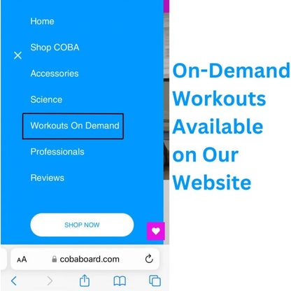 CCOBA Board Trainer with Resistance Bands