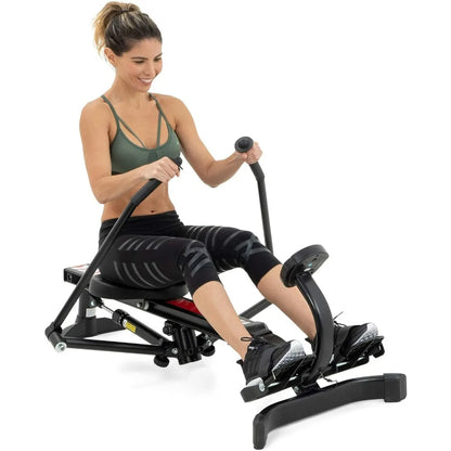 Hydraulic Rowing Machine |LCD Monitor