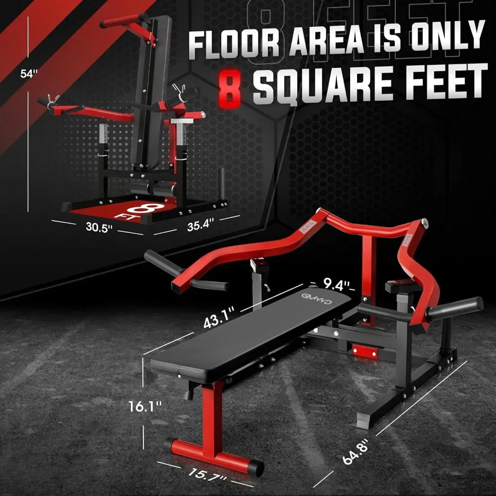 Chest Press Machine, 1050LBS