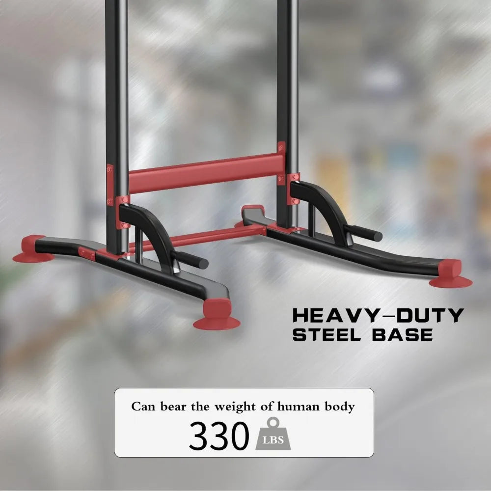 Pull Up Bar Power Tower Dip Bar Station Dip Stand Multi-Functional Workout Equipment Strength Training Machine