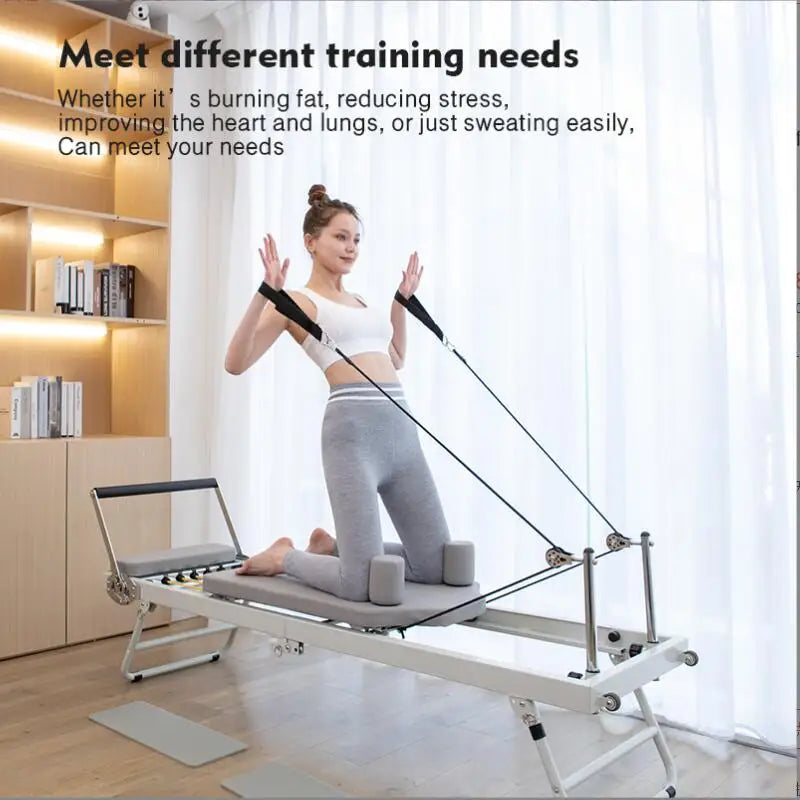 Pilates Reformer Fitness t: Foldable Yoga Bed