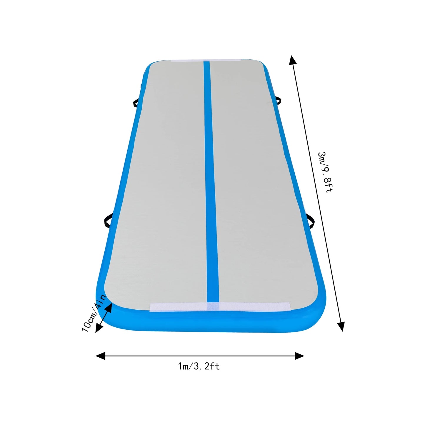 Inflatable Training Gymnastics Mat: Fitness centers, Home